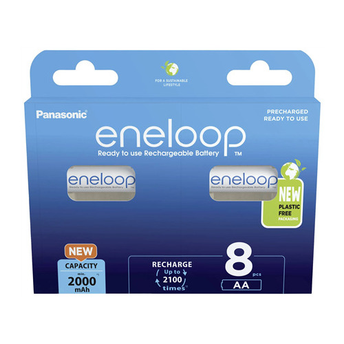 Panasonic Eneloop AA 2000mAh 8 pcs