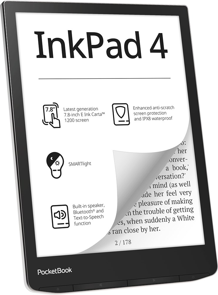 PocketBook 743 InkPad 4 silver |