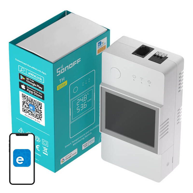Smart WiFi temperature and humidity monitoring