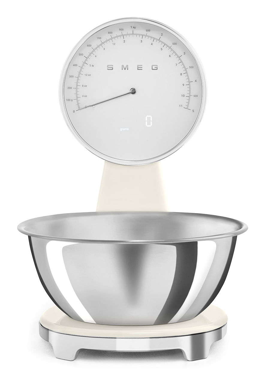 SMEG ANALOG AND DIGITAL KITCHEN SCALE