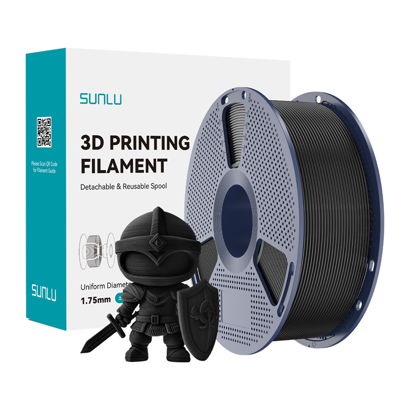 Sunlu PLA+ Filament (Black) | PLA+