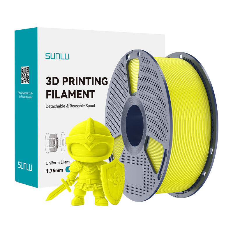 Sunlu PLA+ Filament (Yellow) | PLA+