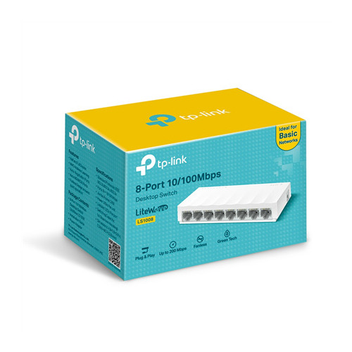TP-LINK | 8-Port 10/100Mbps Desktop Network