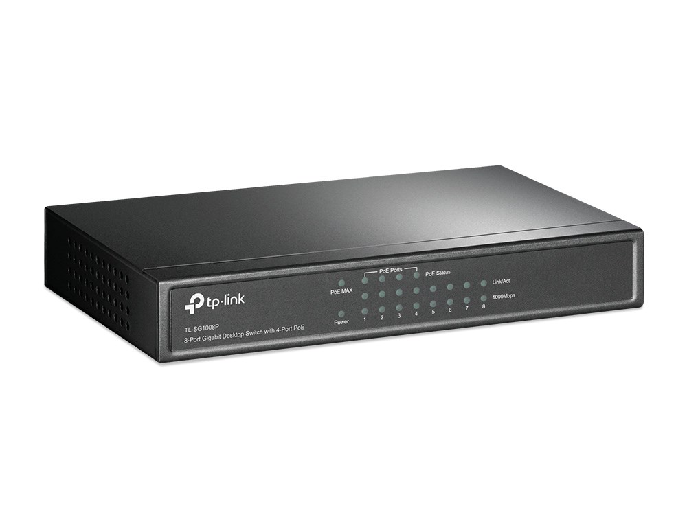 TP-Link 8-Port Gigabit Desktop PoE with