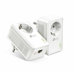 TP-LINK | AV1000 Gigabit Passthrough Powerline Adapter | TL-PA7017P | 1000 Mbit/s | Ethernet LAN RJ-45 ports 1 | No Wi-Fi | Extra socket