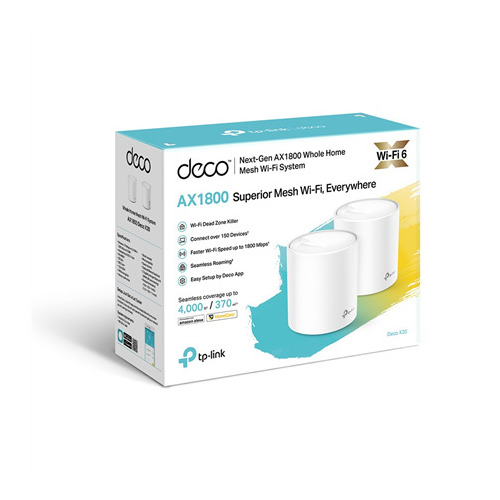 TP-LINK  Deco X20 (2pcs) AC1800 Wireless