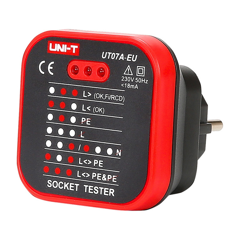 UNI-T UT07A-EU power outlet tester |