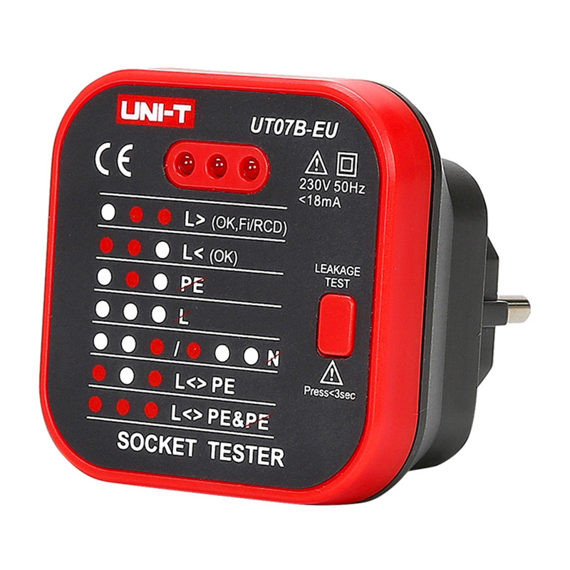 UNI-T UT07B-EU power outlet tester |
