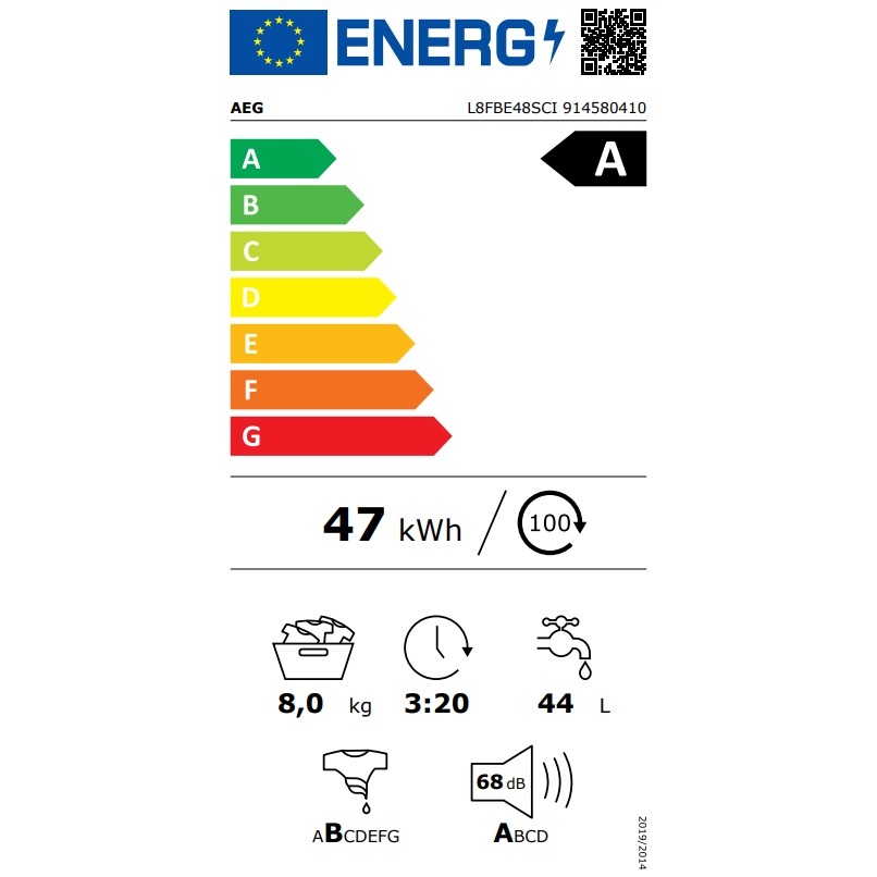 Veļas mašīna AEG L8FBE48SCI | L8FBE48SCI
